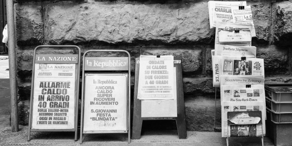 newspaper kiosk
