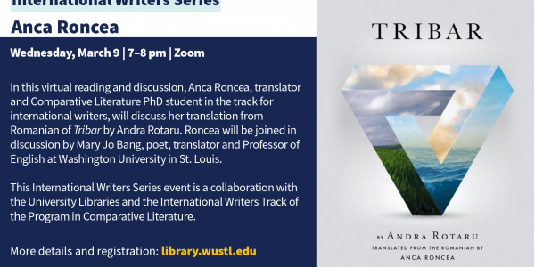 International Writers Series: Anca Roncea